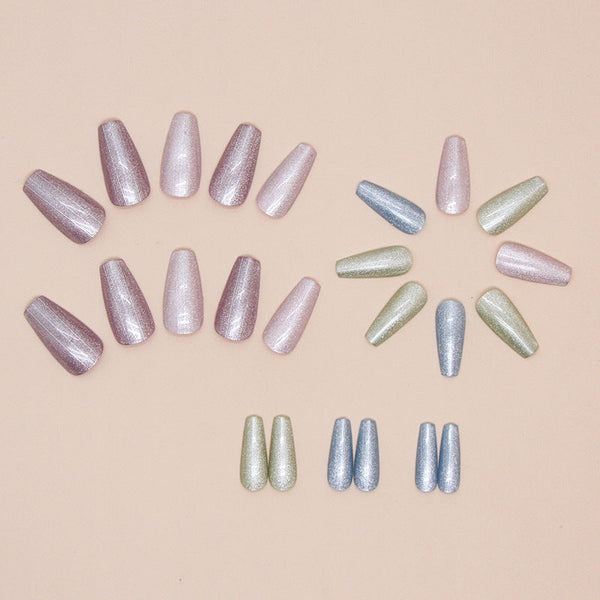 Almond Matte Medium Pink Press on Nails