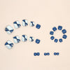 12 Sizes-24 Pcs Press On Nails F057
