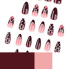 12 Sizes-24 Pcs Press On Nails JP4161