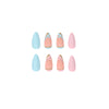 12 Sizes-24 Pcs Press On Nails JP1993