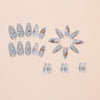 12 Sizes-24 Pcs Press On Nails W1762