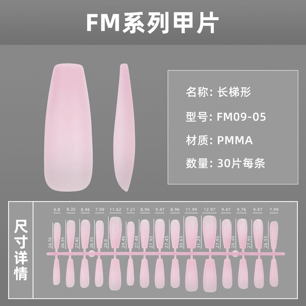 15 Sizes-30 Pcs Press On Nails FM09-01