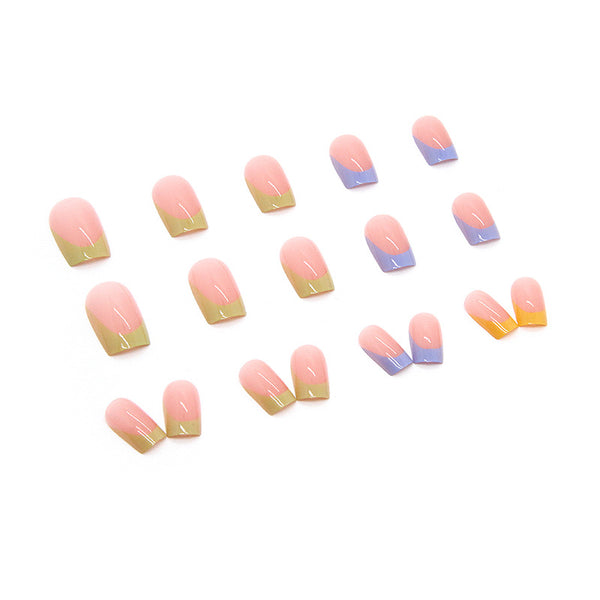 12 Sizes-24 Pcs Press On Nails W143