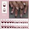 12 Sizes-24 Pcs Press On Nails C767