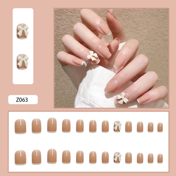 12 Sizes-24 Pcs Press On Nails Z041