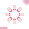 12 Sizes-24 Pcs Press On Nails C1025