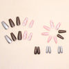 12 Sizes-24 Pcs Press On Nails W456