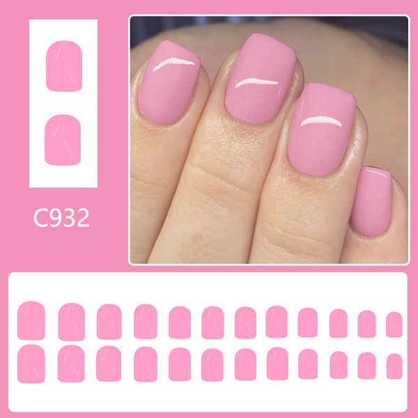 12 Sizes-24 Pcs Press On Nails C932