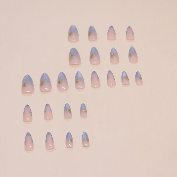 12 Sizes-24 Pcs Press On Nails W1545