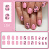 12 Sizes-24 PcsPress On Nails C797