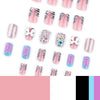 12 Sizes-24 Pcs Press On Nails JP3654