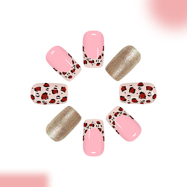 12 Sizes-24 Pcs Press On Nails C1188