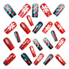 12 Sizes-24 Pcs Press On Nails Y1314