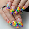 12 Sizes-24 Pcs Press On Nails Y1894