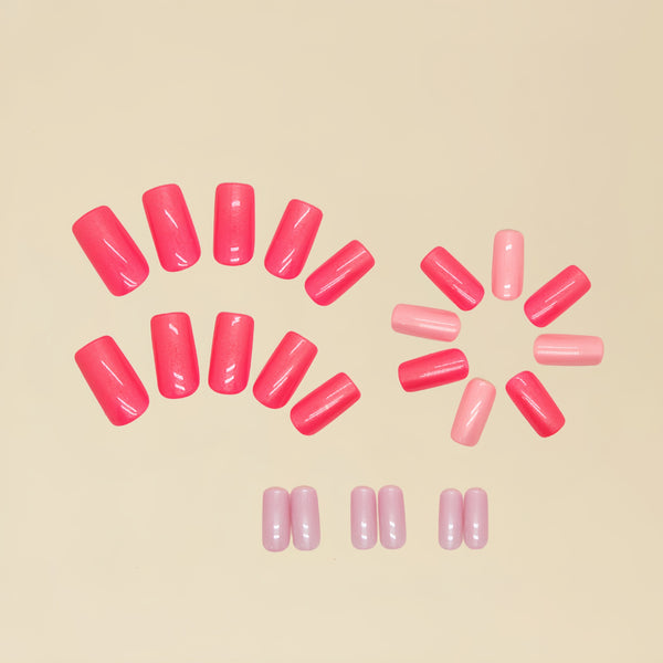 12 Sizes-24 Pcs Press On Nails Y028