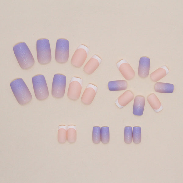 12 Sizes-24 Pcs Press On Nails W586