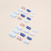 12 Sizes-24 Pcs Press On Nails W484