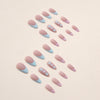 12 Sizes-24 Pcs Press On Nails W457