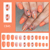 12 Sizes-24 Pcs Press On Nails C845