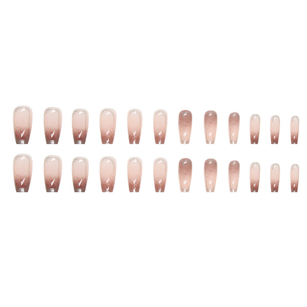 12 Sizes-24 Pcs Press On Nails R712