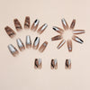 12 Sizes-24 Pcs Press On Nails R810