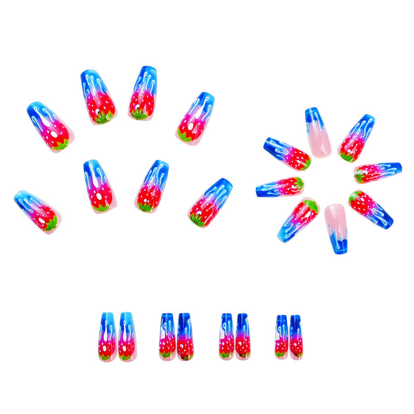 12 Sizes-24 Pcs Press On Nails Y661