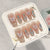 12 Sizes-24 Pcs Press On Nails SP107