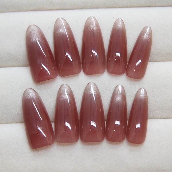 12 Sizes-24 Pcs Press On Nails MY074