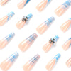 12 Sizes-24 Pcs Press On Nails JP2376