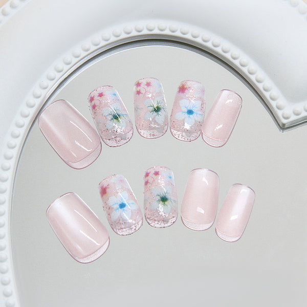 12 Sizes-24 Pcs Press On Nails My228