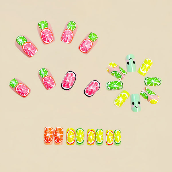 12 Sizes-24 Pcs Press On Nails Y1868