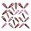 12 Sizes-24 Pcs Press On Nails Y1123