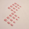12 Sizes-24 Pcs Press On Nails W1346