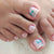 12 Sizes-24 Pcs Press On Nails F075
