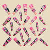 12 Sizes-24 Pcs Press On Nails Y757