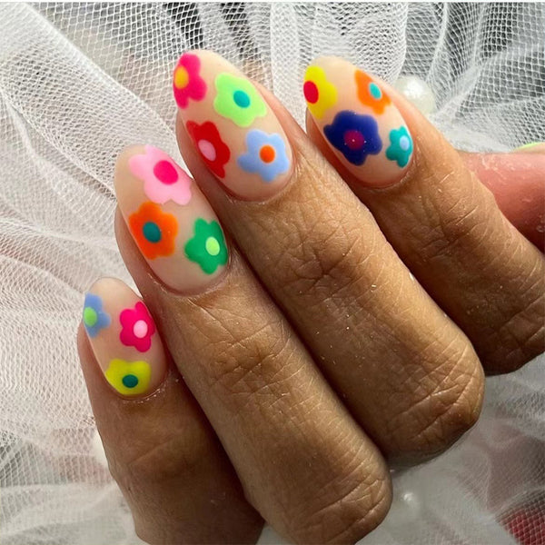 12 Sizes-24 Pcs Press On Nails C355