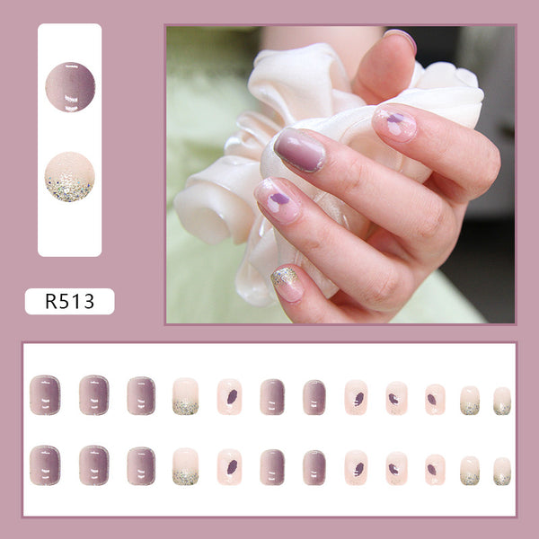12 Sizes-24 Pcs Press On Nails R481