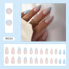 12 Sizes-24 Pcs Press On Nails W328