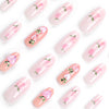12 Sizes-24 Pcs Press On Nails JP3016