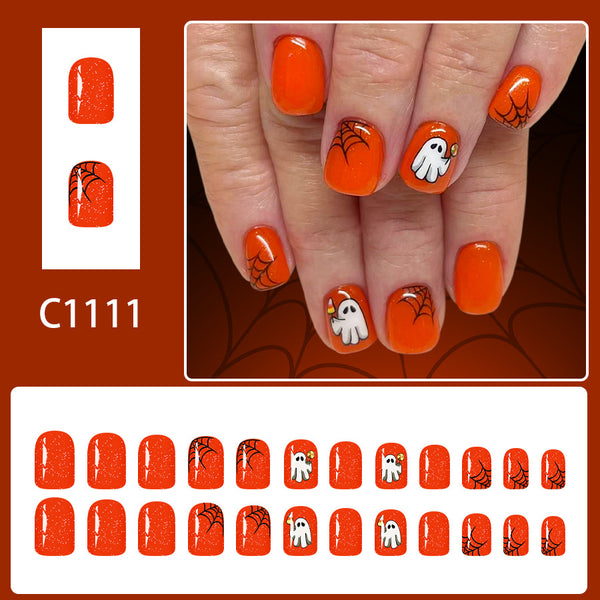 12 Sizes-24 Pcs Press On Nails C1111