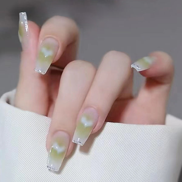 12 Sizes-24 Pcs Press On Nails R514