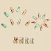 12 Sizes-24 Pcs Press On Nails Y1254