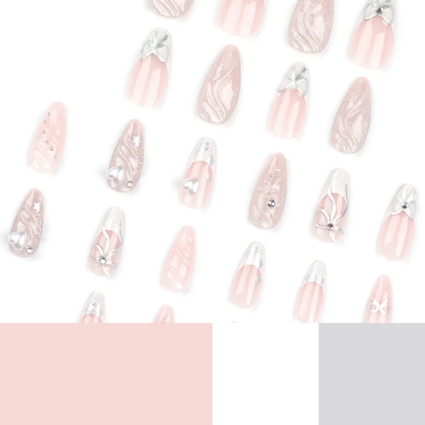 12 Sizes-24 Pcs Press On Nails Jp3302
