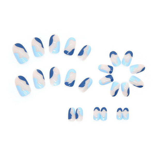 12 Sizes-24 Pcs Press On Nails W148