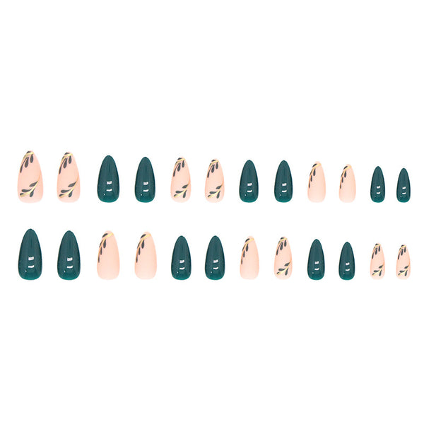 12 Sizes-24 Pcs Press On Nails W257