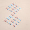 12 Sizes-24 Pcs Press On Nails W673