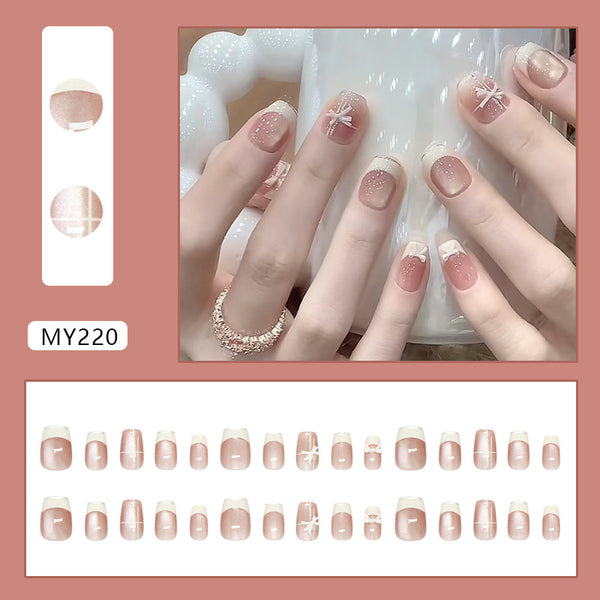15 Sizes-30 Pcs Press On Nails My220