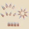 12 Sizes-24 Pcs Press On Nails Y1438