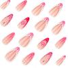 12 Sizes-24 Pcs Press On Nails JP4274