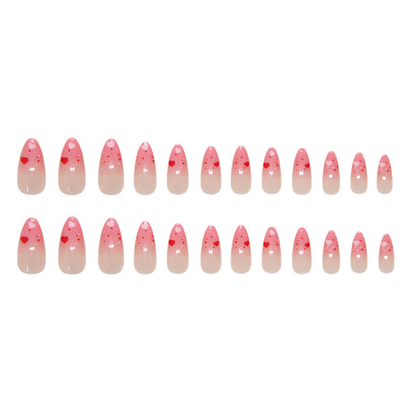 12 Sizes-24 Pcs Press On Nails W2184